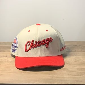 Mitchell & Ness Fitted Chicago Bulls hat 7 1/2